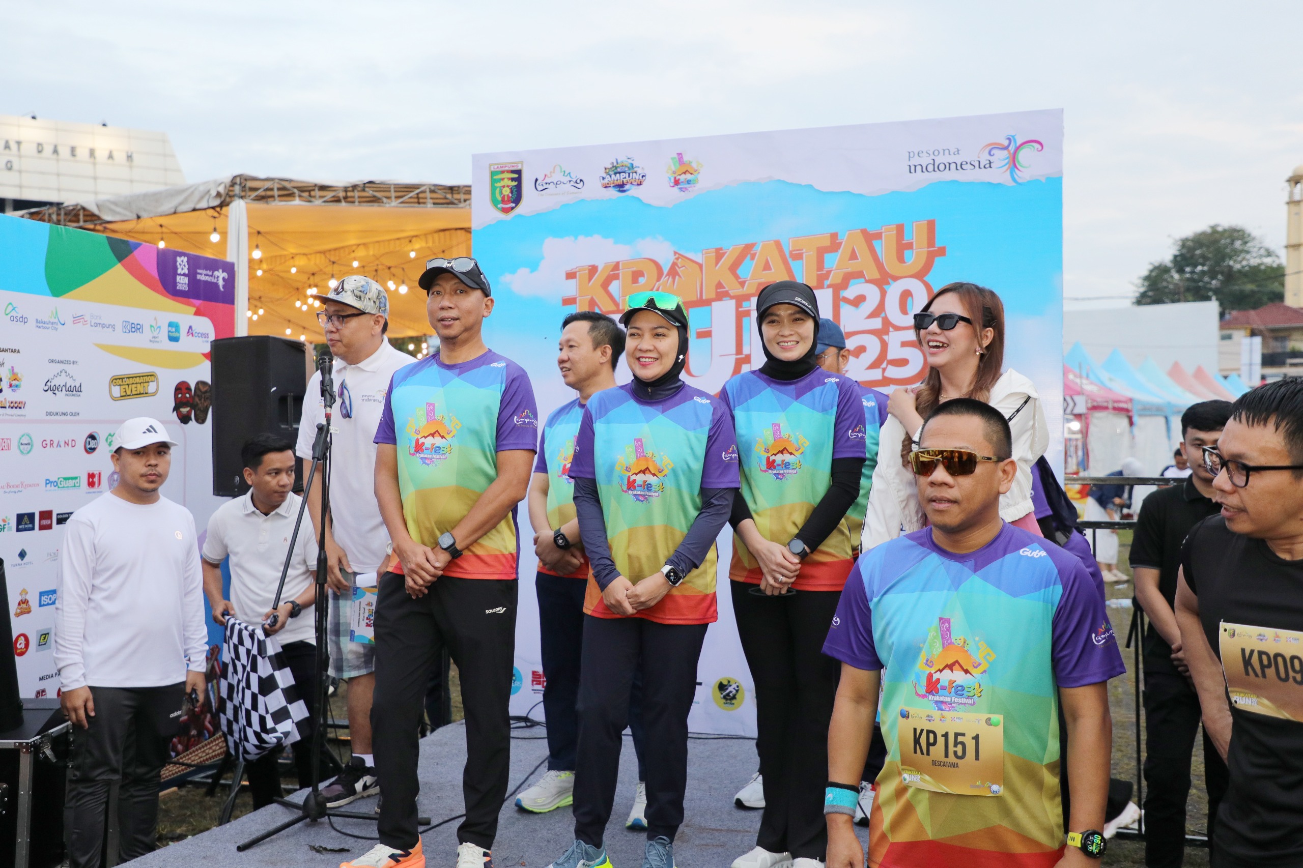 Krakatau Run Meriahkan Festival Krakatau 2025,  Dorong Gaya Hidup Sehat Dan Promosi Wisata Lampung