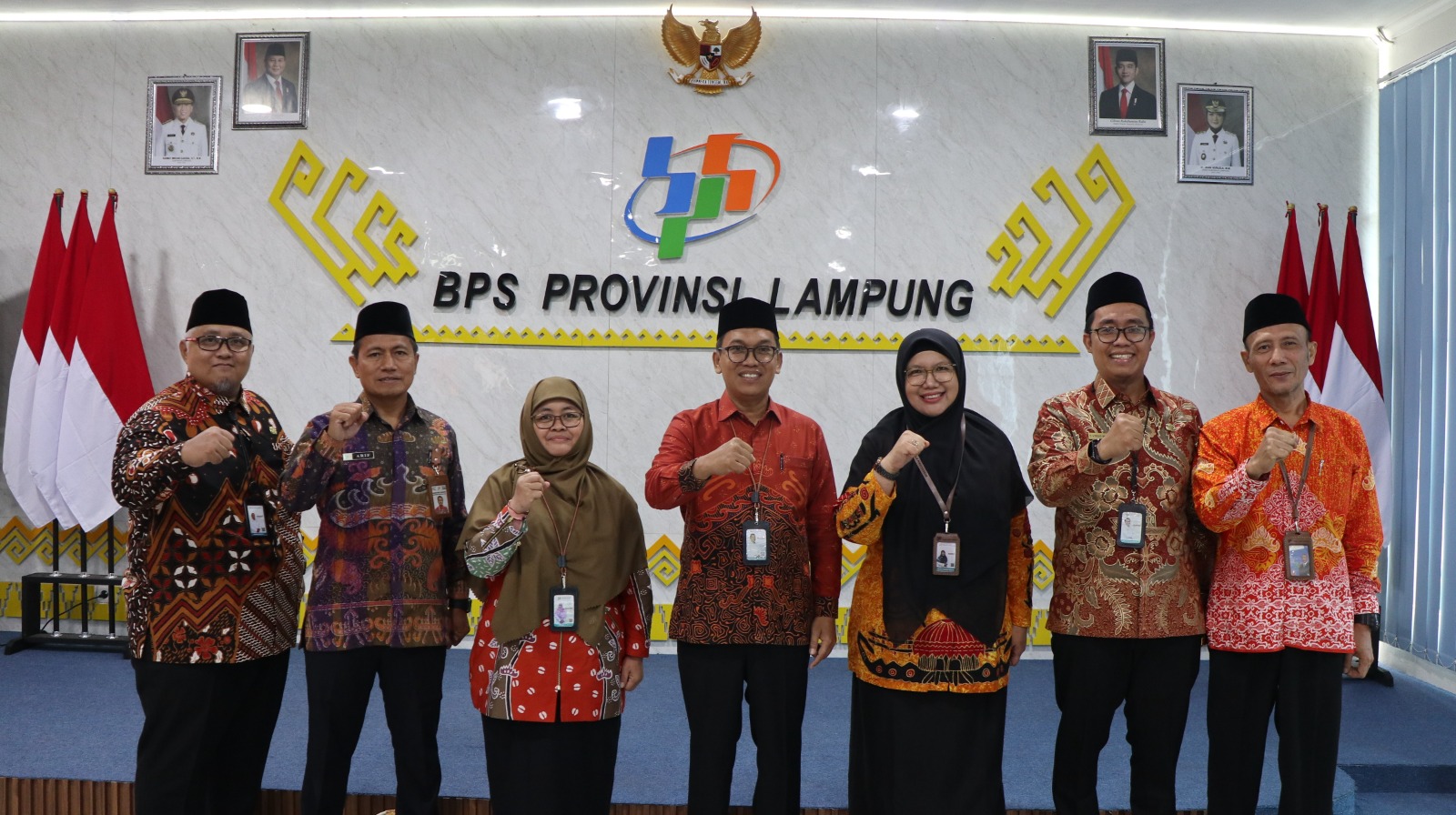 Enam Kepala BPS Kabupaten Di Lampung Resmi Dilantik, Perkuat Komitmen Kinerja Dan Integritas