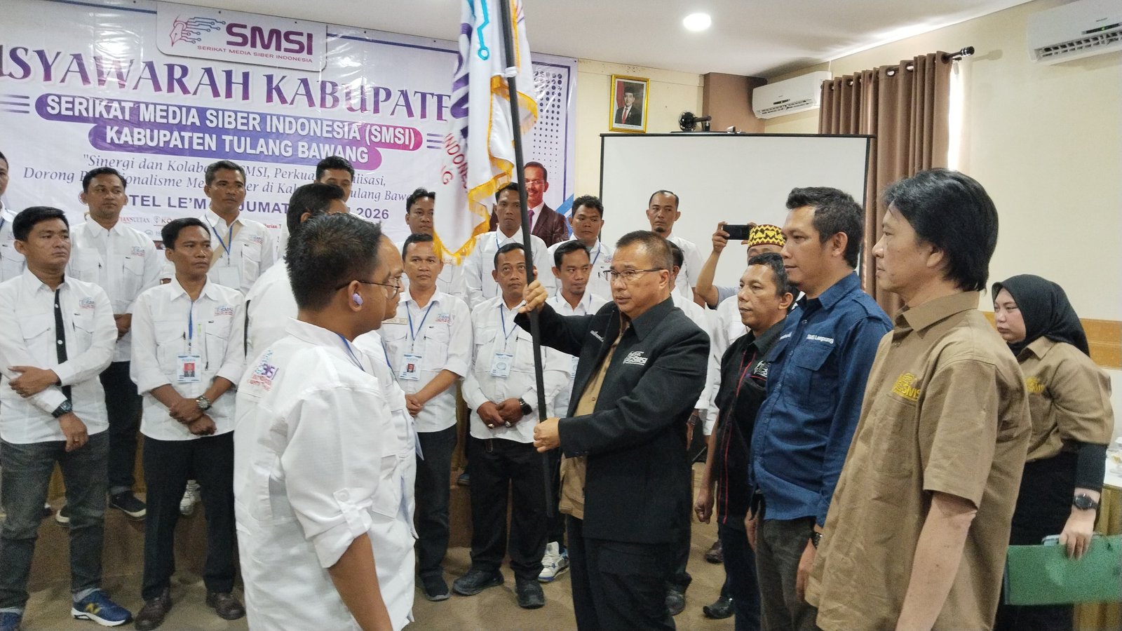 Ketua SMSI Donny Irawan Ajak Pengurus SMSI Tulang Bawang Perkuat Sinergi Dengan Pemerintah Daerah