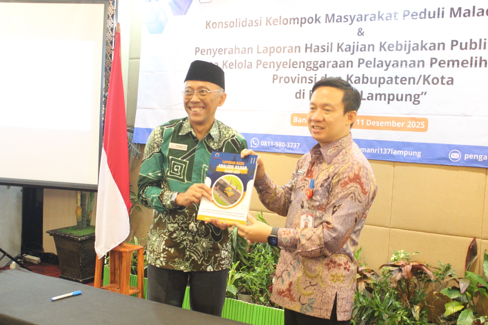 Ombudsman Lampung: Tata Kelola Infrastruktur Belum Optimal, Kepala Daerah Diminta Ambil Langkah Serius