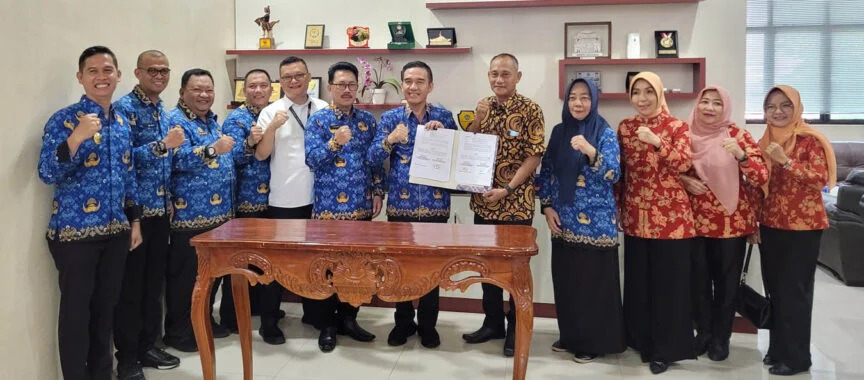 Pemkab Lamsel Perpanjang Kerja Sama Dengan Bank Lampung Dan BPJS Ketenagakerjaan