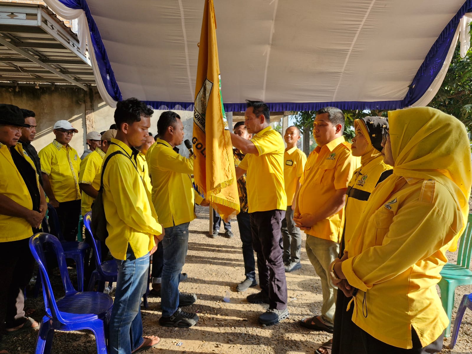 Nurkholis Pimpin Kepengurusan Baru Partai Golkar Kecamatan Negara Batin Melalui Muscam