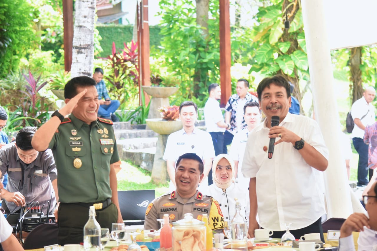 Danrem 043/Gatam Siap Dukung Kebijakan Dan Program Pembangunan Di Provinsi Lampung