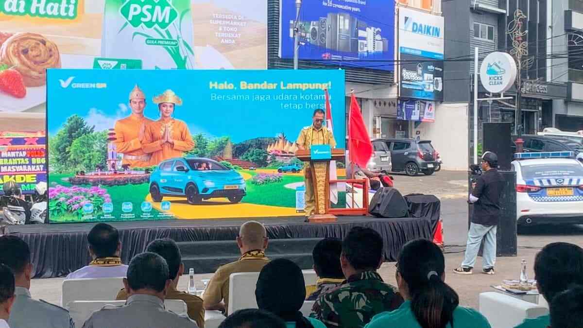 Green SM Resmi Masuk Bandar Lampung, Taksi Listrik Kasih Promo Gratis 100% 3 Hari