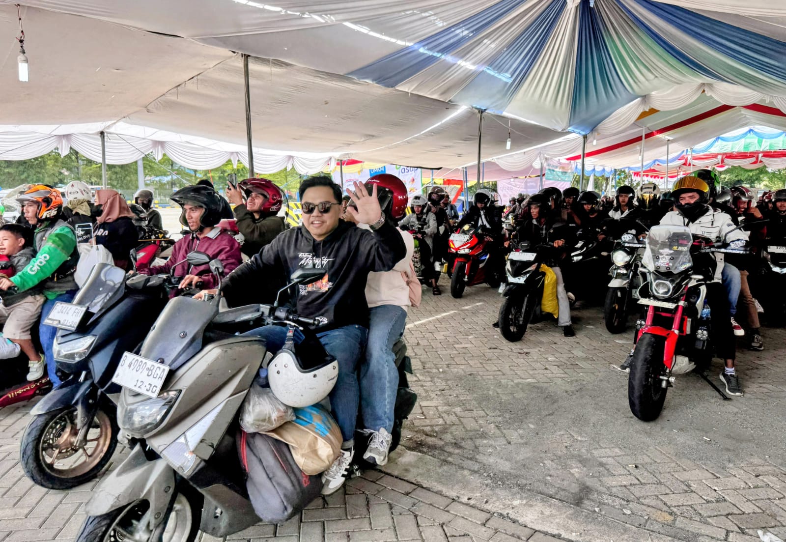 H-5 Nataru, Trafik Sepeda Motor Via Ciwandan Alami Peningkatan