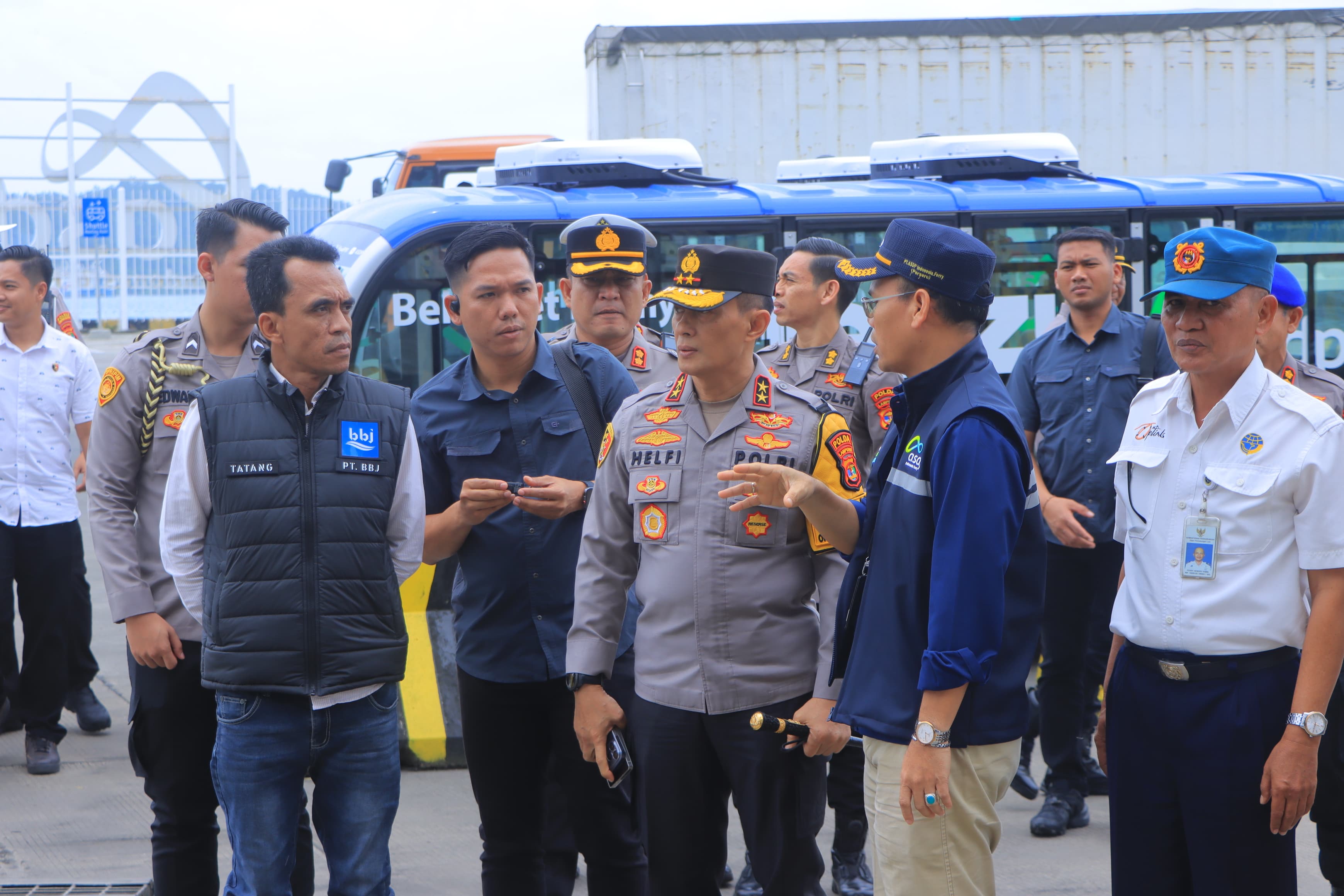 Kapolda Lampung Cek Kesiapan Pelabuhan Bakauheni Jelang Operasi Ketupat Krakatau 2026
