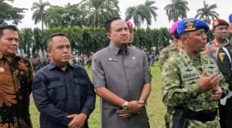 Ketua Komisi I DPRD Lampung Ikut Upacara Gelar Operasi Gaktib Dan Yustisi