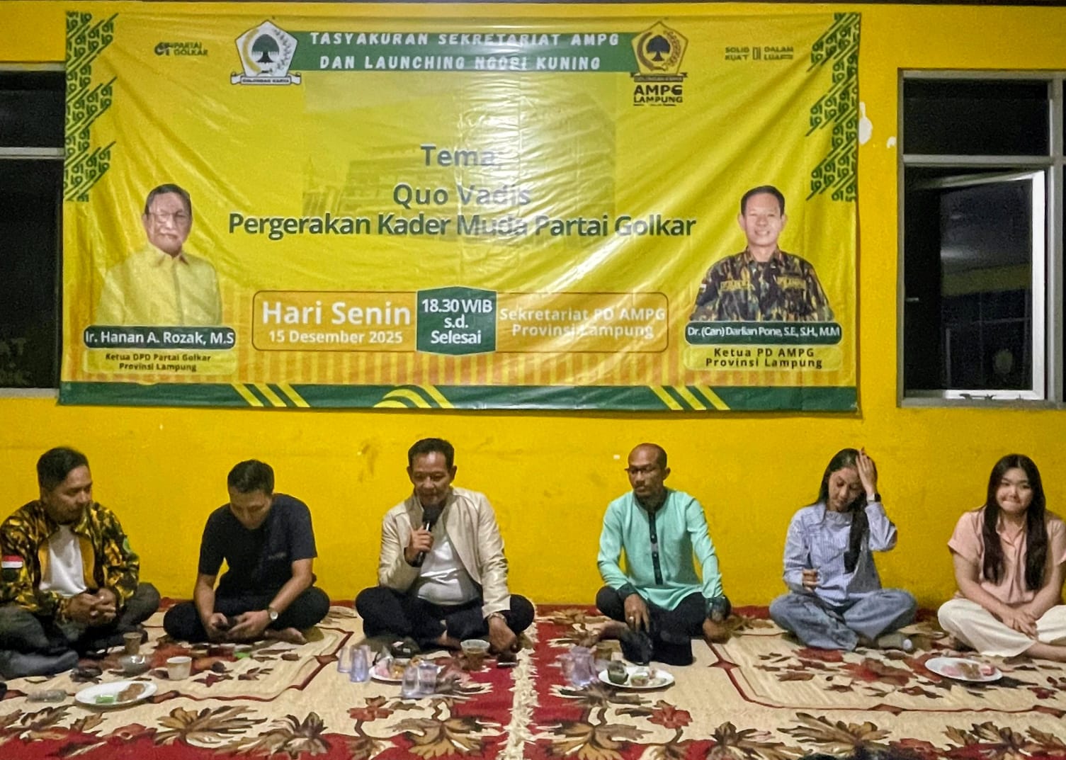 Launching Ngopi Kuning PD AMPG Provinsi Lampung: Tidak Ada Hari Tanpa Konsolidasi