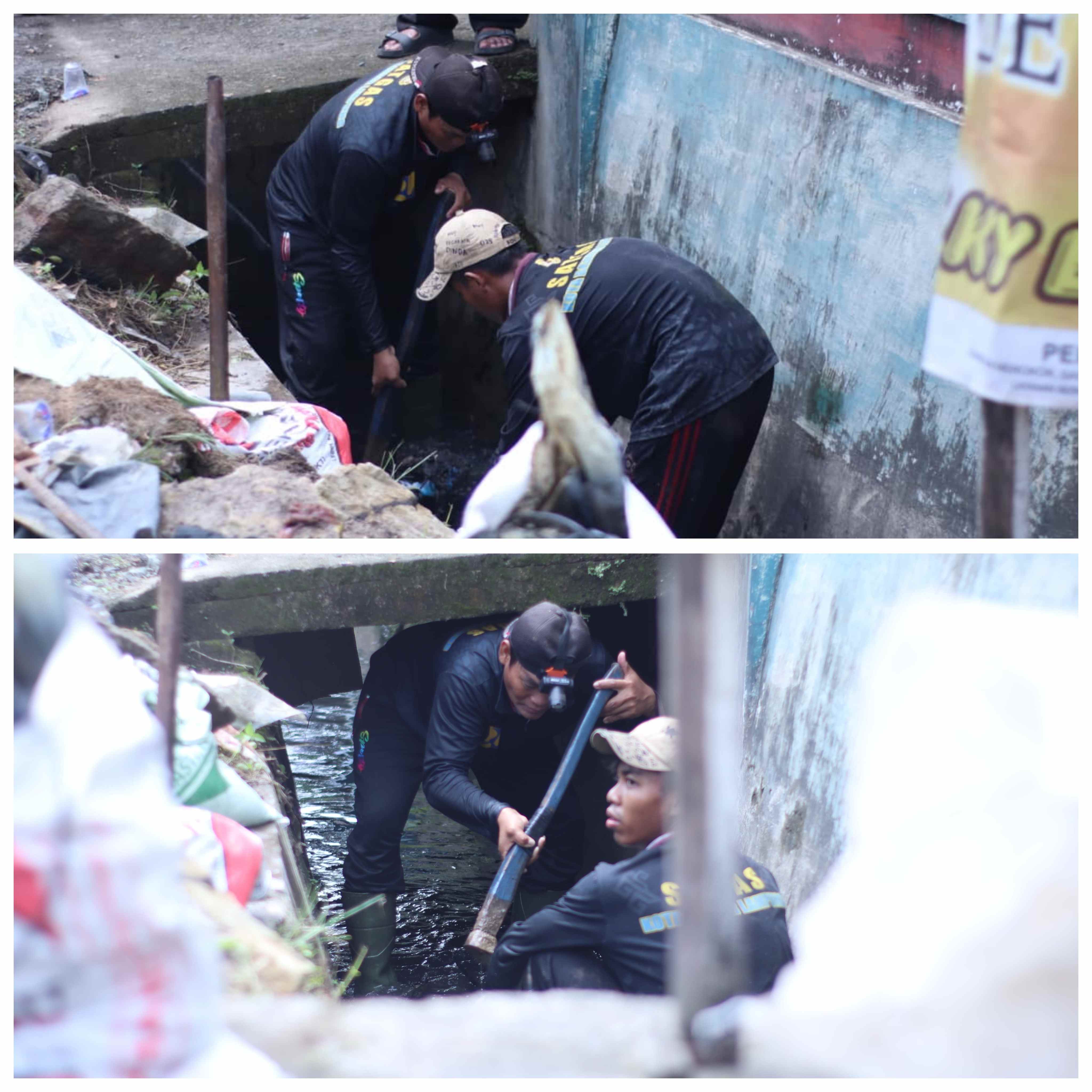 Apresiasi Warga Untuk Satgas Bandar Lampung: Demi Cegah Banjir, All-Out Bersihkan Gorong-Gorong!