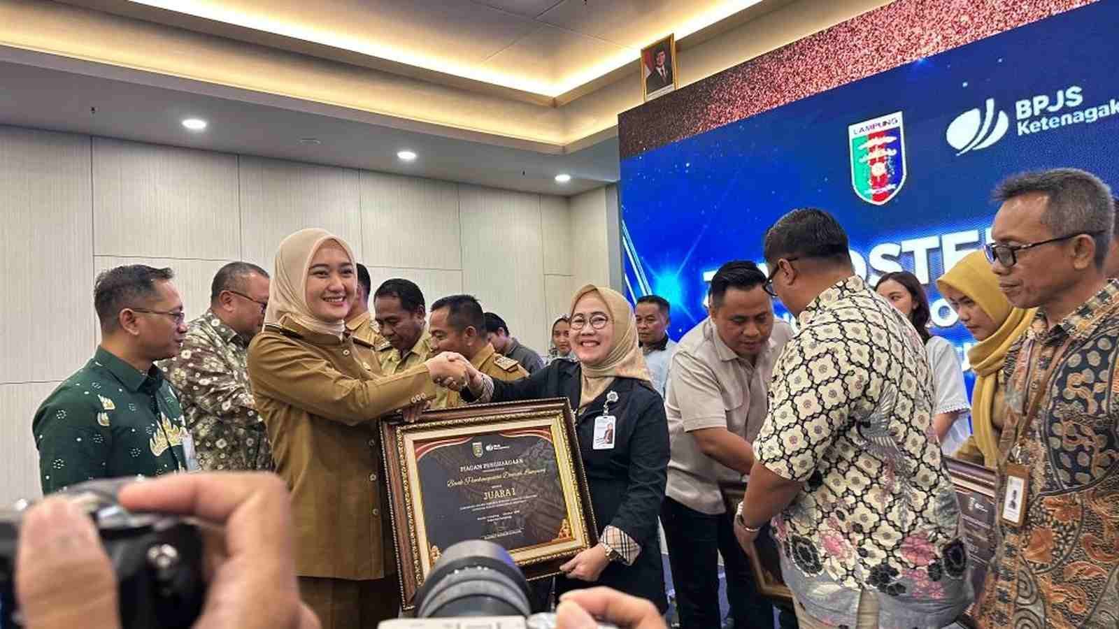 Bank Lampung Raih Juara I Jamsostek Award 2025 Tingkat Provinsi Lampung