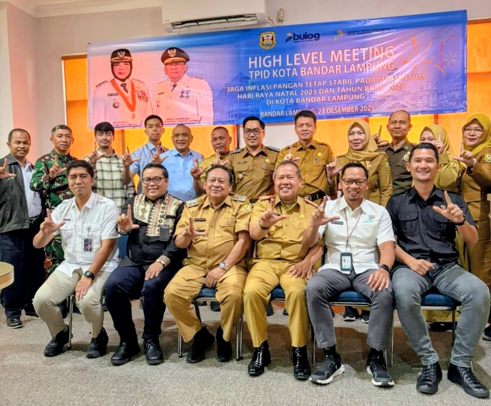 Sinergi TPID Kota Bandar Lampung Perkuat Stabilitas Harga Jelang Natal 2025 Dan Tahun Baru 2026