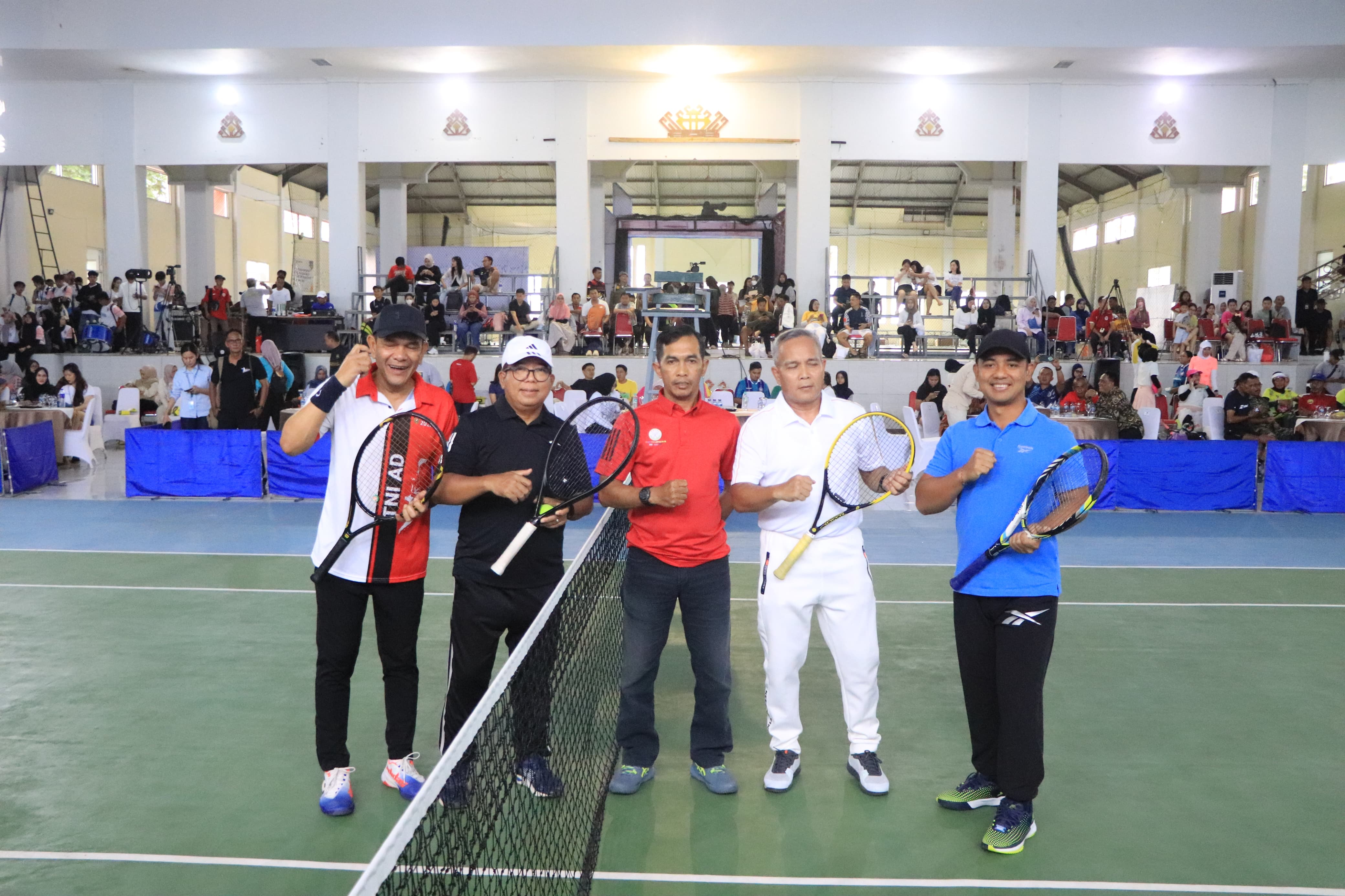 Buka Kegiatan Entertennis 2024, PJ Gubernur : Olahraga Sarana Efektif Membangun Karakter Dn Disiplin