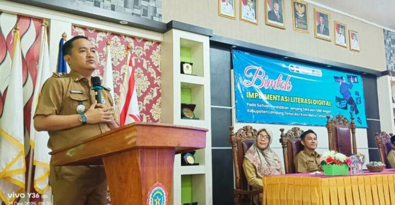 Tingkatkan IPM, Disdikbud Lampung Masifkan Literasi Digital Lewat Bimtek