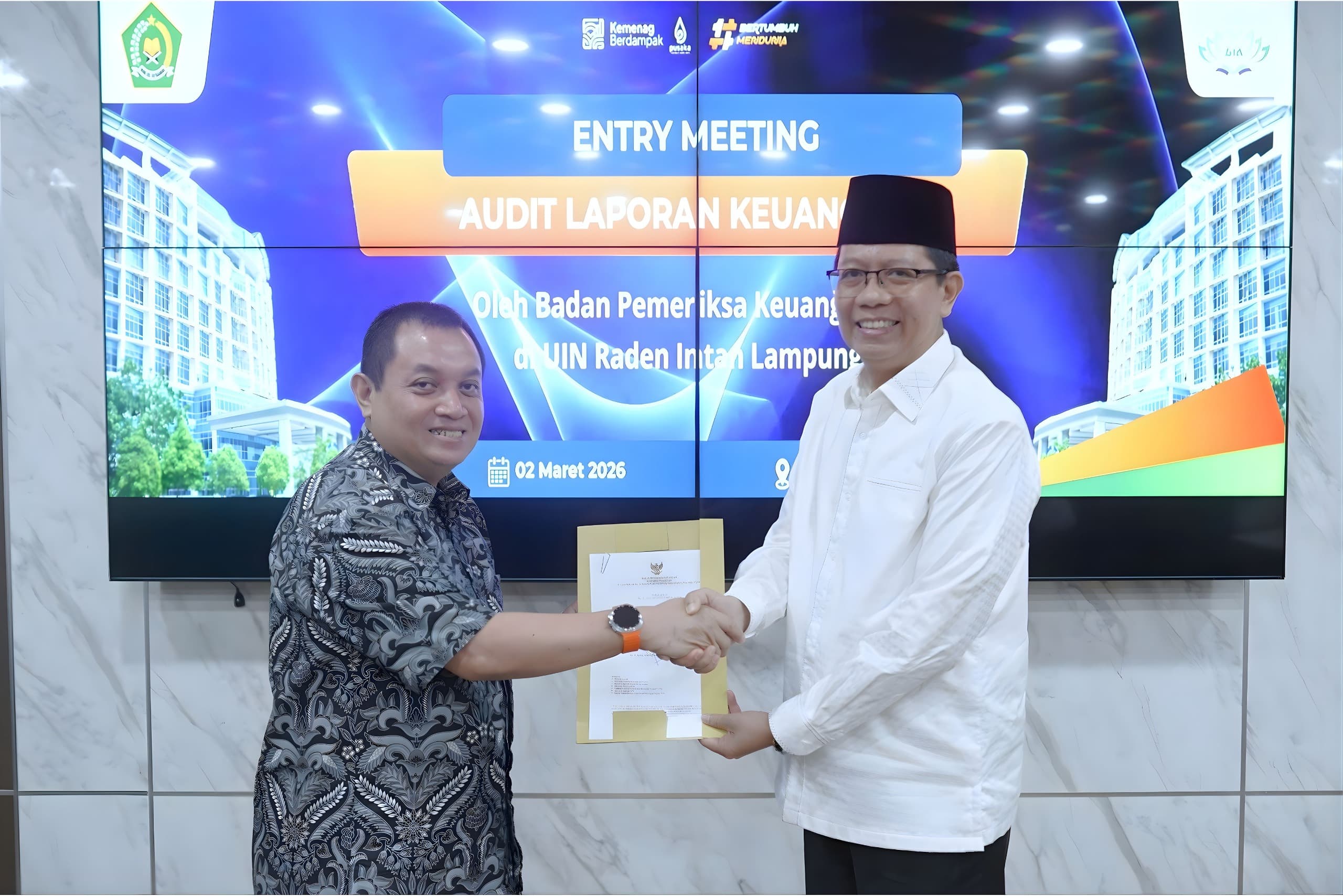 UIN RIL Tegaskan Komitmen Akuntabilitas Dalam Entry Meeting Audit BPK RI
