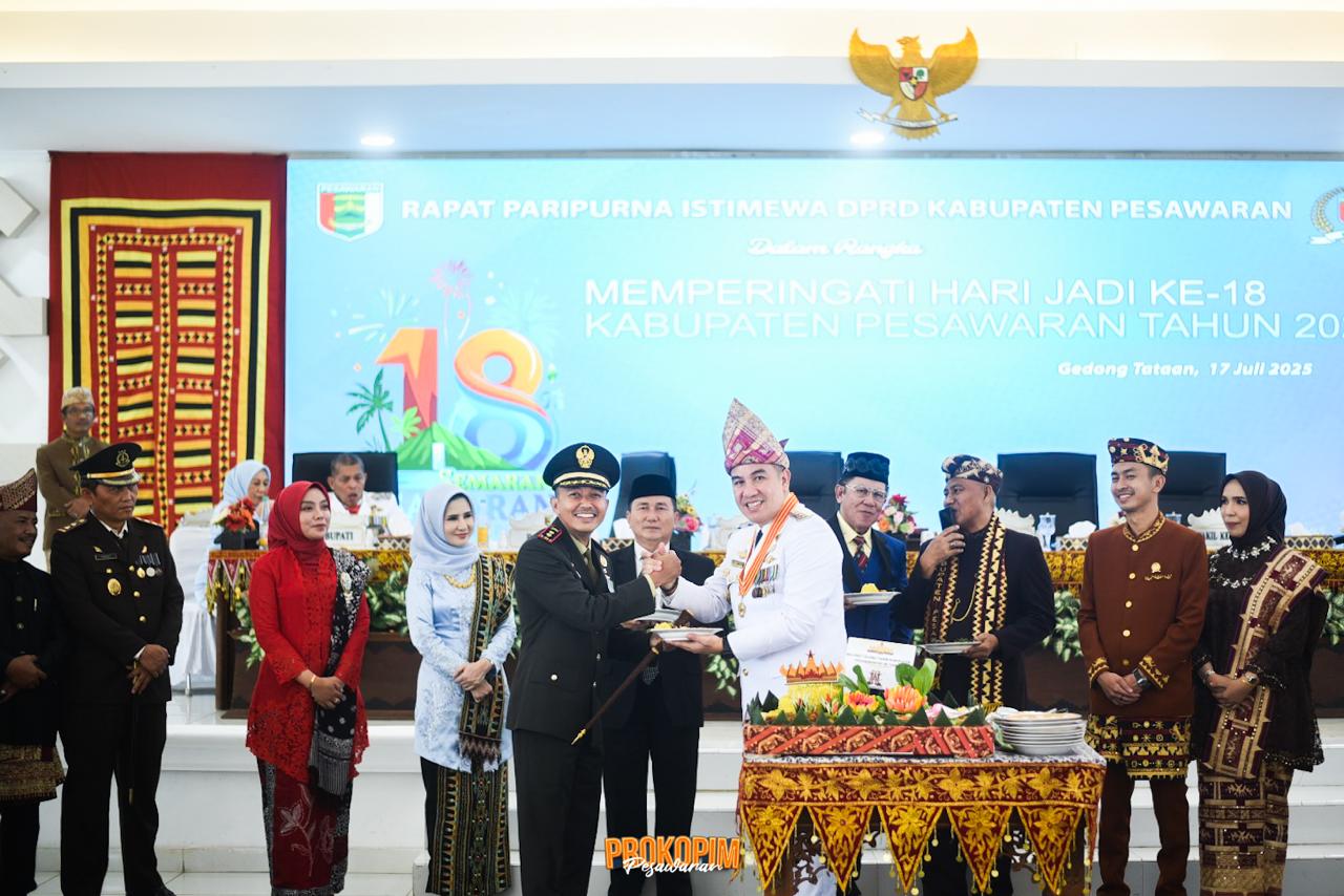 Rapat Paripurna Istimewa, Catatan Perjalanan 18 Tahun Perjalanan Kabupaten Pesawaran