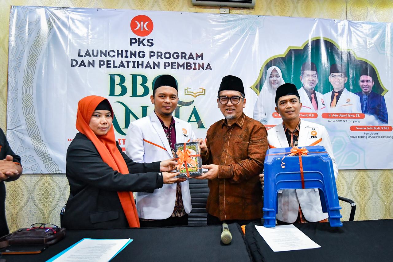 PKS Lampung Luncurkan Program BBQ Lansia, Gerakkan Pembinaan Baca Al-Qur’an