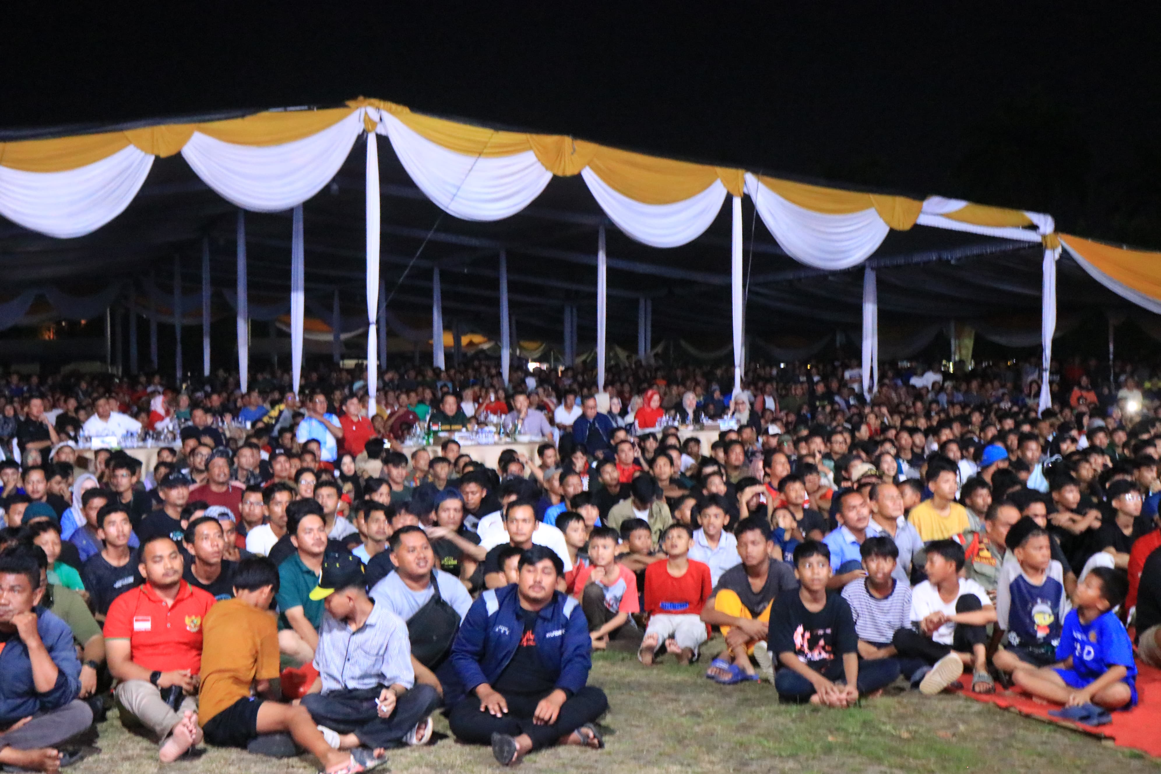 Gubernur Arinal Djunaidi Nonton Bareng Laga Semifinal Piala Asia U23 Indonesia Vs Uzbekistan