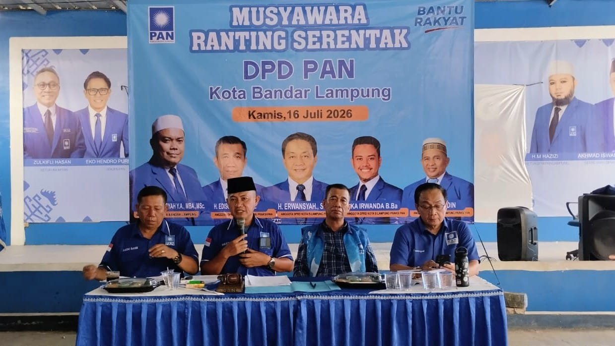 Musran PAN Kota: Soliditas Ranting Menguat Di Bandar Lampung