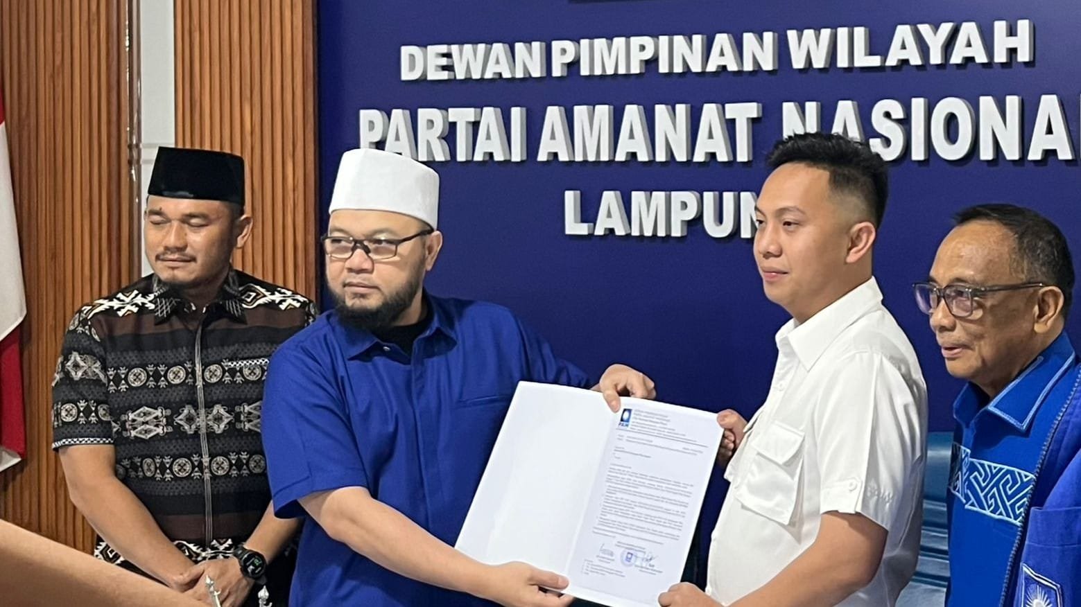 PAN Cabut Rekomendasi Ganda, Tunjuk M. Galang Putra Rahman Calon Tunggal Wakil Bupati Way Kanan