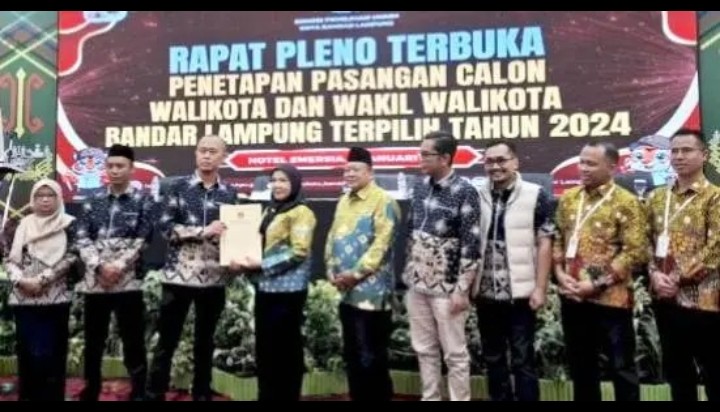 Resmi, Eva – Deddy Wali Kota Dan Wakil Wali Kota Bandar Lampung Periode 2025-2030