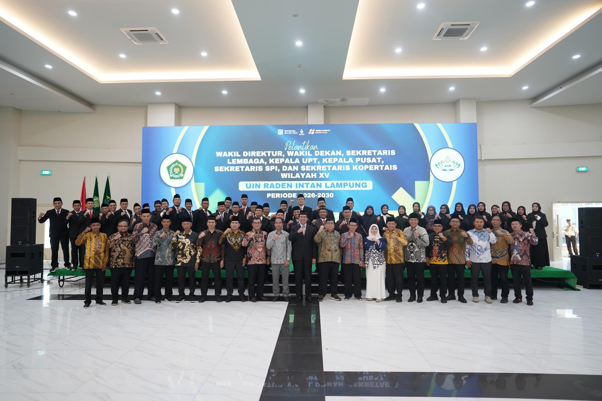 Lantik Sejumlah Pejabat Periode 2026–2030, Rektor UIN RIL Ingatkan Core Bisnis Perguruan Tinggi