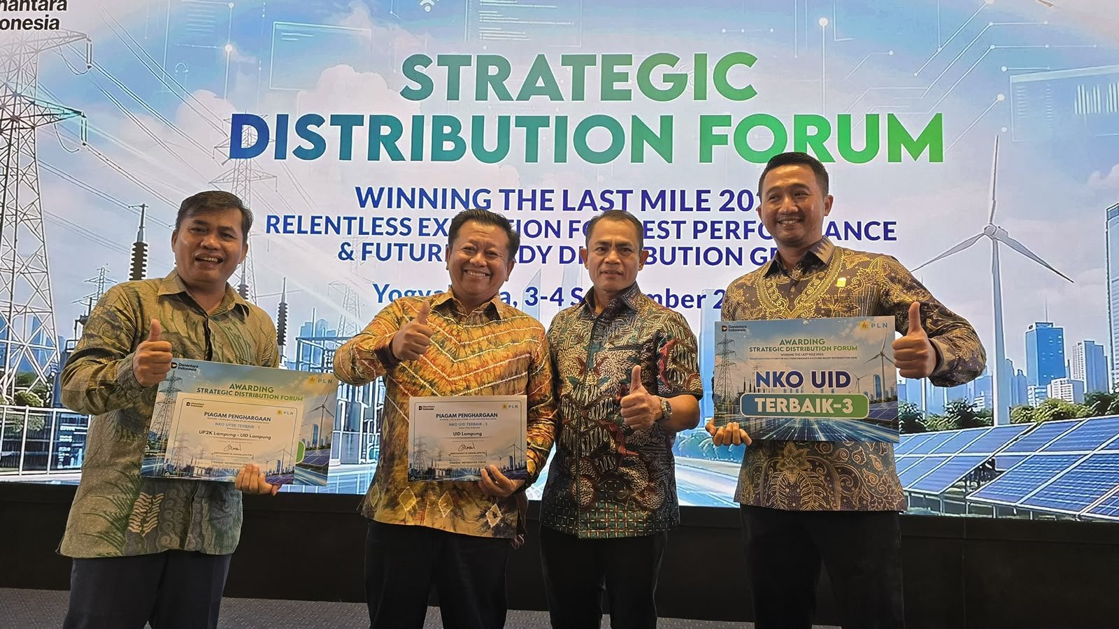 PLN UID Lampung Catatkan Kinerja Operasional Terbaik 3 Nasional Unit Induk Distribusi