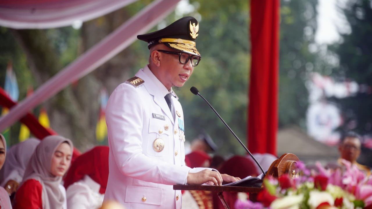 Gubernur Mirza Pimpin Upacara HUT Ke-81 RI Di Lampung, Kobarkan Semangat Indonesia Berdaulat
