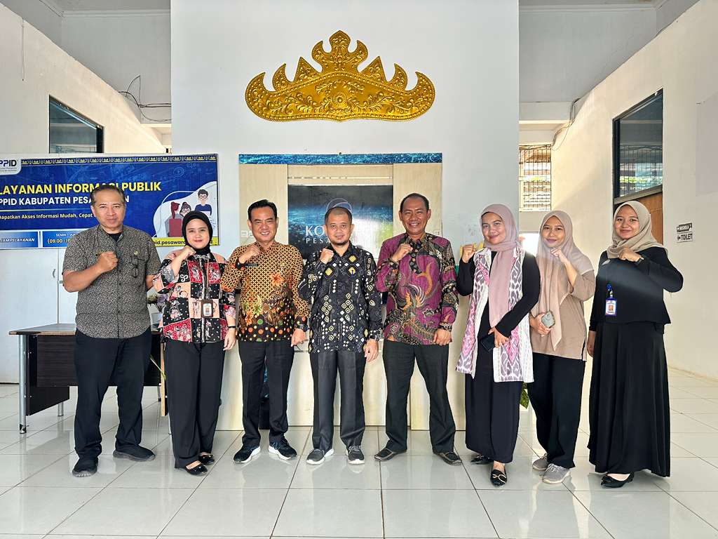 Perkuat Sinergi Diskominfotiksan Pesawaran Terima Kunjungan Audiensi Diskominfo Pringsewu