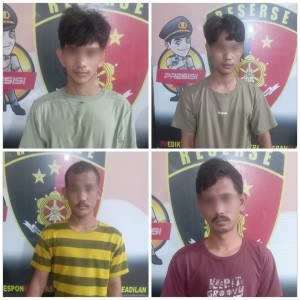 Gasak 5 Karung Biji Kopi Senilai 30 Juta, Kawanan Bajing Loncat Di Bandar Lampung Ditangkap Polisi