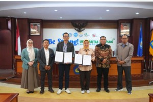 Unila Dan PT Pegadaian Lampung Taken MoU Perkuat Literasi Keuangan Dan SDM Kampus