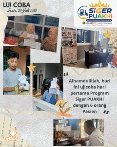 Obat Sampai Rumah! Uji Coba Hari Pertama Program SIGER PUAKHI RSUDAM  Berjalan Sukses