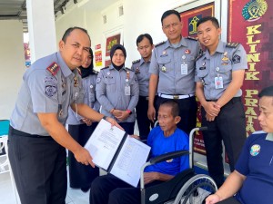 Lapas Narkotika Kelas IIA Bandar Lampung Bagikan Remisi Sakit Berkepanjangan