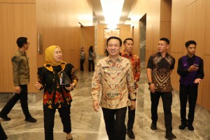 Bupati Pringsewu Dr. Marindo Kurniawan, S.T., MM.,  Mengikuti RUPS Bank Lampung