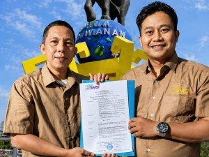 Doni Alfarobbi Ditunjuk Plt Ketua SMSI Pringsewu