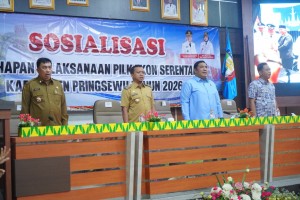 Bupati Pringsewu Buka Sosialisasi Pilkakon Serentak 2026: 59 Pekon Pilih Pemimpin, Wajib Netral