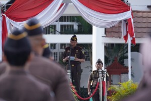 Menuju WBBM 2025, Kejati Lampung Gelar Apel Pencanangan Pakta Integritas