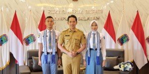 Bupati Radityo Egi Bangga, Dua Pelajar Lampung Selatan Lolos Calon Paskibraka Tingkat Pusat 2026