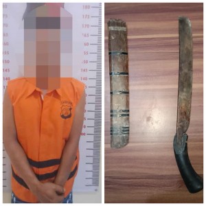 Diduga Mabuk Miras, Bawa Golok Dan Mengamuk Di Candipuro, Seorang Pria Diamankan Polisi