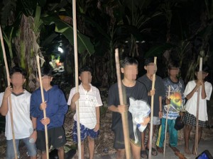 Gagalkan Aksi Tawuran, Polresta Bandar Lampung Amankan 8 Remaja Berikut Bambu Panjang
