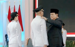 Presiden RI Lantik Rahmat Mirzani Djausal Dan Jihan Nurlela Sebagai Gubernur Dan Wagub Periode 2025-2030