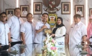 Ketua HIPMI Kenalkan Pengurus Di Hadapan Wali Kota Bandar Lampung