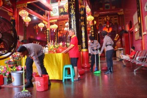Jelang Hari Raya Waisak, Polresta Bandar Lampung Gelar Bakti Religi Di Tiga Vihara