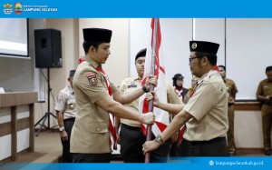 Bupati Egi Lepas Kontingen Pramuka Lampung Selatan Ke Jambore Daerah 2025