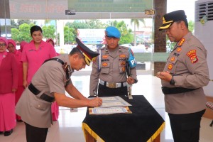 AKBP Yonirizal Khova Resmi Jabat Waka Polresta Bandar Lampung