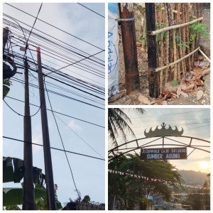 Diduga Tak Berizin, Tiang Fiber Optik Kembali Bermunculan Lagi Di Kemiling Bandar Lampung