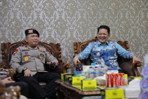 Perkuat Sinergi, Pemprov Lampung Sambut Hangat Danpas Brimob I Sumatera Brigjen Pol. Anang Sumpena