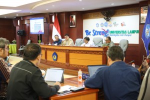 Unila Gelar Evaluasi Dan Profil Capaian Kinerja Kerja Sama Berbasis Model Hexahelix