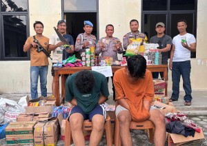 Polsek Menggala Tangkap Dua Pelaku Curat Toko Sembako, Salah Satunya Berstatus Pelajar
