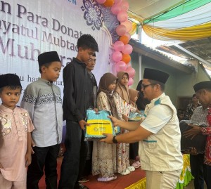 Berbagi Berkah Muharram, PLN Salurkan Bantuan Sekolah Untuk Ratusan Anak Yatim Tanggamus