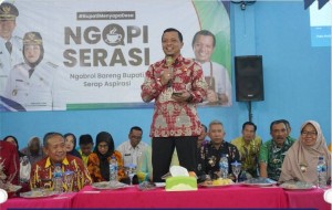 Bupati Pringsewu Ngopi Serasi Bersama Masyarakat Margosari